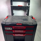 Qbrick System PRO Cart 2 0 Plus Drawer 3 mobile Box auf Raedern 520 x 415 x 660 mm 12 l 2x 4 5 l abnehmbarer Doppelteleskopgriff Beschaedigt 1 - toolbrothers