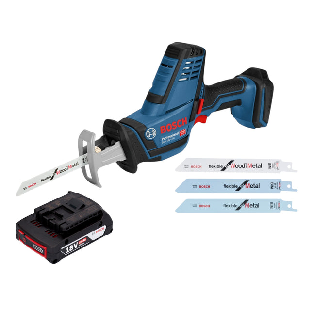 Bosch GSA 18V LI C Professional Akku Reciprosaege Saebelsaege 18 V 1x Akku 2 0 Ah ohne Ladegeraet 0 - toolbrothers