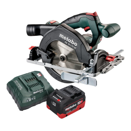 Metabo KS 18 LTX 57 Akku Handkreissaege 18 V 165 mm 1x LiHD Akku 5 5 Ah Ladegeraet 0 - toolbrothers