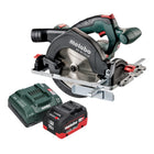 Metabo KS 18 LTX 57 Akku Handkreissaege 18 V 165 mm 1x LiHD Akku 10 0 Ah Ladegeraet 0 - toolbrothers