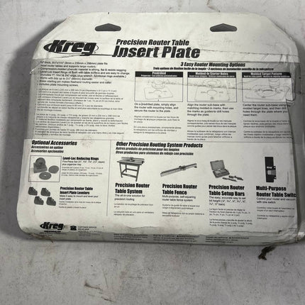 KREG PRS4034 Fraestisch Einlegeplatte vorgebohrt 298 x 235 x 9 mm Gebraucht 2 - toolbrothers