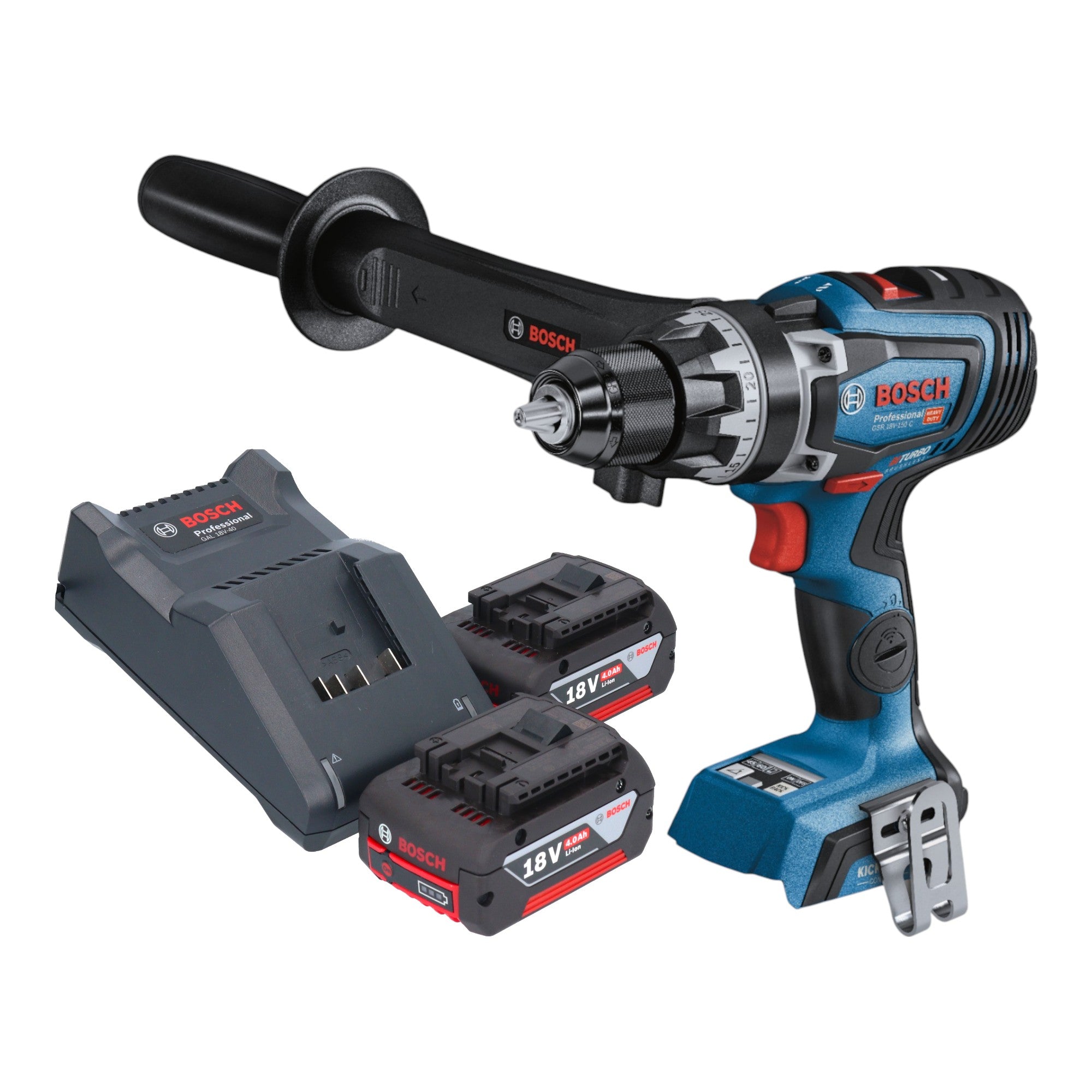 Bosch GSR 18V 150 C Professional Akku Bohrschrauber 18 V 150 Nm Brushless 2x Akku 4 0 Ah Ladegeraet 0 - toolbrothers