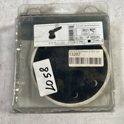 FESTOOL Schleifteller ST STF LEX 125 90 8 M8 W HT 492286 weiche Ausfuehrung fuer ETS EC 125 LEX 125 Gebraucht 1 - toolbrothers