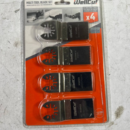 WellCut MT 4 Multi Tool Werkzeugklingen Set 4 teilig Universal Zubehoer OIS Long Life Neuwertig 1 - toolbrothers