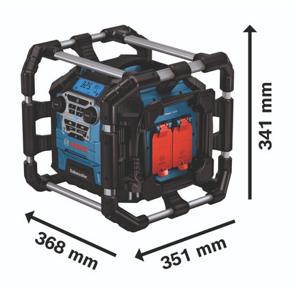 Bosch GPB 18V 5 C Professional Akku Radio 18 V Bluetooth Solo 06014A4000 ohne Akku ohne Ladegeraet 1 - toolbrothers