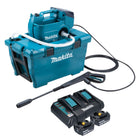 Makita DHW 080 PF2K Akku Hochdruckreiniger 36 V 2x 18 V 80 bar 380 l h Brushless 2x Akku 3 0 Ah Doppelladegeraet 0 - toolbrothers