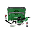 Hitachi CJ 160 VA W1 Stichsäge im Transportkoffer 740 W+ Makita B-16 Stichsägeblätter für Holz + Makita B-22 Stichsägeblätter für Metall - Toolbrothers