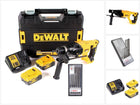 DeWalt DCH 133 P2 Akku Kombihammer 18V 2,6J SDS plus Brushless + 2x Akku 5,0Ah + Ladegerät + TSTAK + 5x Beton Bohrer - Toolbrothers