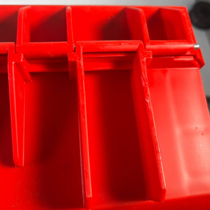 Qbrick System ONE 200 2 0 Profi RED ULTRA HD Custom Werkzeugkoffer modularer Organizer 585 x 385 x 190 mm 15 4 l stapelbar IP66 Leicht Gebraucht 4 - toolbrothers