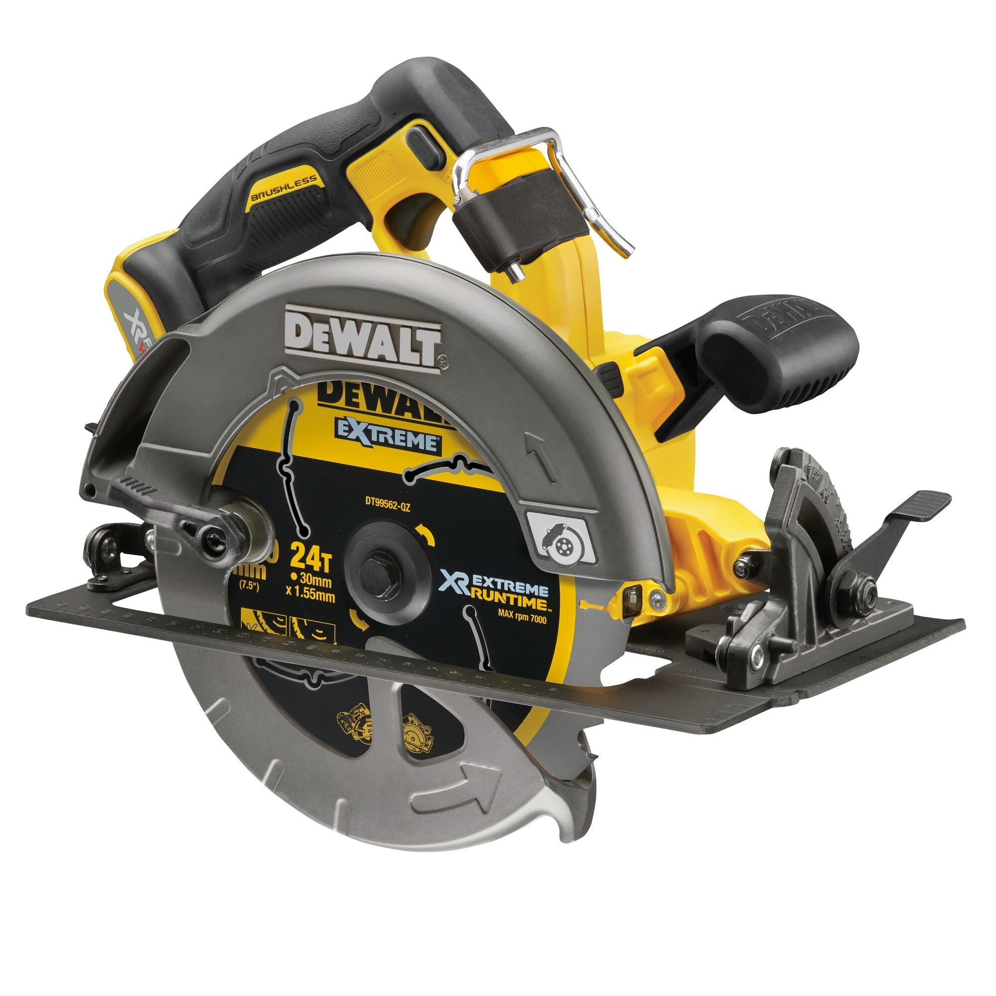 DeWALT DCS 578 T2T Akku Kreissaege 54V XR FlexVolt 190 mm Brushless 2x Akku 6 0 Ah Ladegeraet TSTAK 1 - toolbrothers