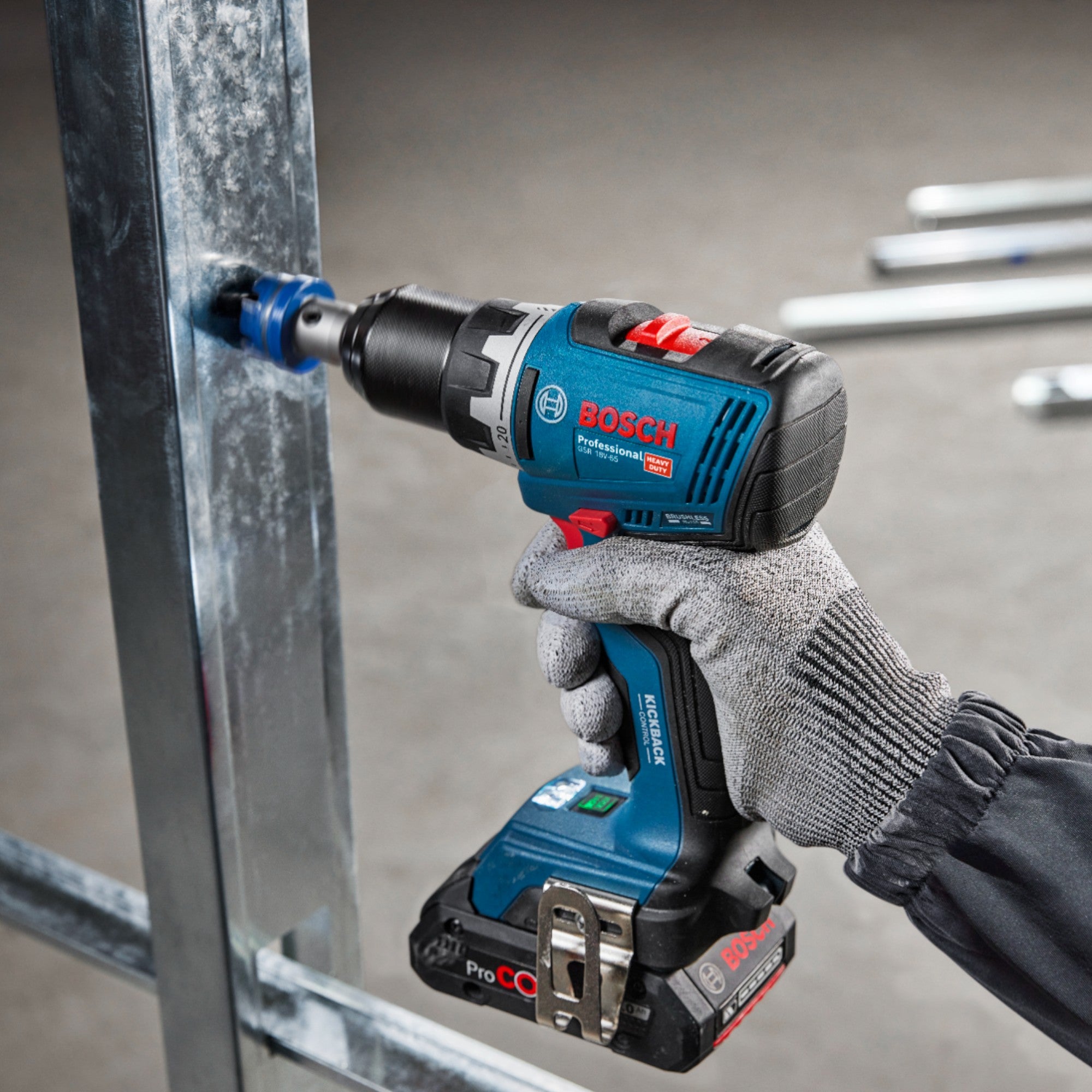 Bosch GSR 18V 65 Professional Akku Bohrschrauber 18 V 63 Nm Brushless 1x Akku 2 0 Ah ohne Ladegeraet 4 - toolbrothers