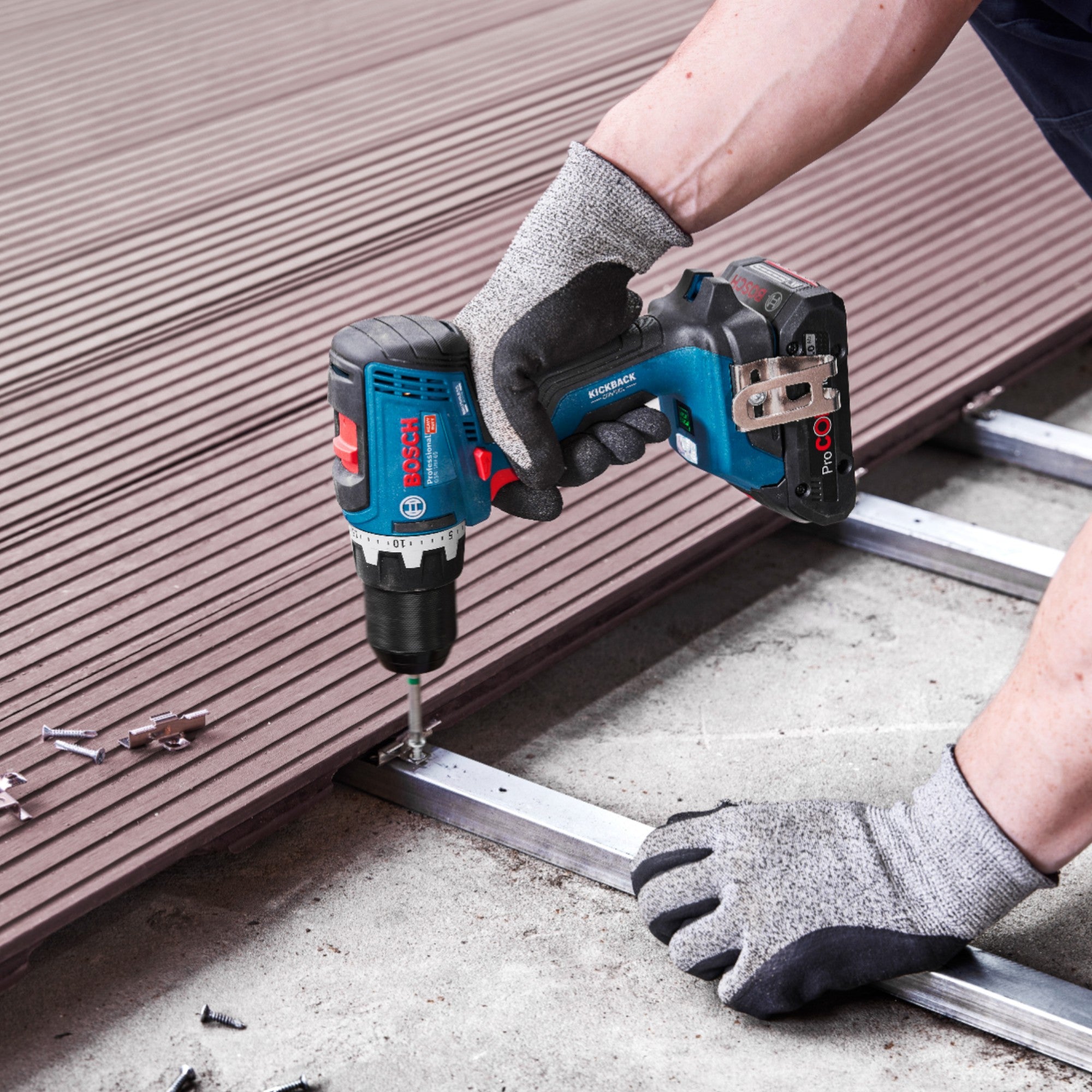 Bosch GSR 18V 65 Professional Akku Bohrschrauber 18 V 63 Nm Brushless 1x ProCORE Akku 4 0 Ah Ladegeraet 3 - toolbrothers