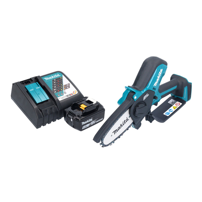 Makita DUC 101 RT01 Akku Astsaege 18 V 10 cm Brushless 1x Akku 5 0 Ah Ladegeraet 0 - toolbrothers
