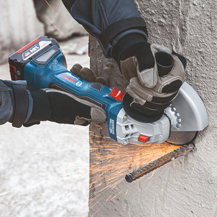 Bosch GWS 18V 7 Professional Akku Winkelschleifer 18 V 115 mm Brushless 2x Akku 5 0 Ah Ladegeraet 3 - toolbrothers