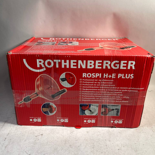 Rothenberger ROSPI 8 H E Plus Hand Rohrreinigungsgeraet Spirallaenge 7 5 m 72095 Gebraucht 1 - toolbrothers