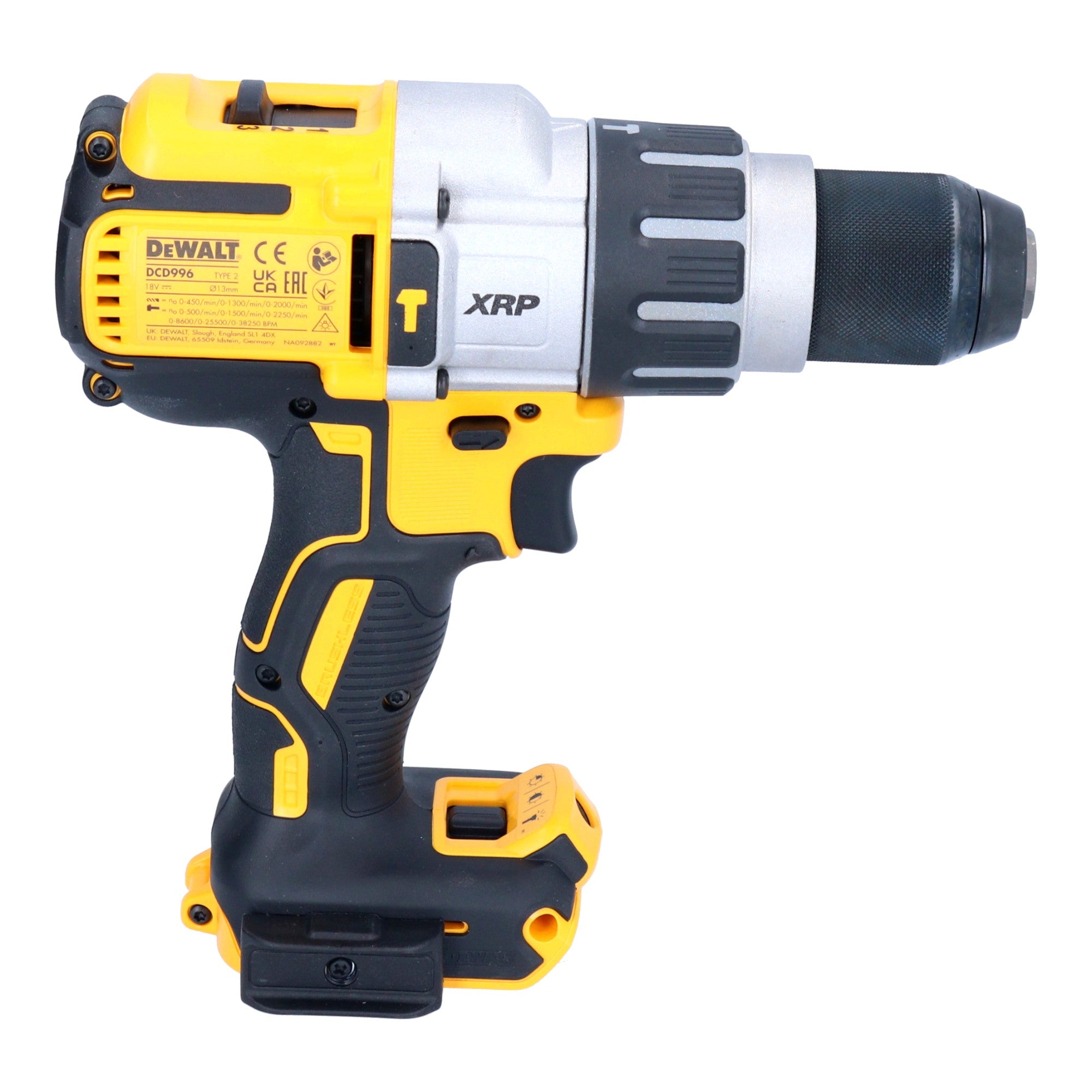 DeWalt DCD 996 D2T Akku Schlagbohrschrauber 18 V 95 Nm Brushless 2x Akku 2 0 Ah Ladegeraet TSTAK 4 - toolbrothers