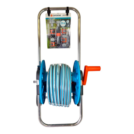 Gardena CleverRoll S Set Schlauchwagen L 20 m Schlauch Zubehoer 18502 20  1 - toolbrothers