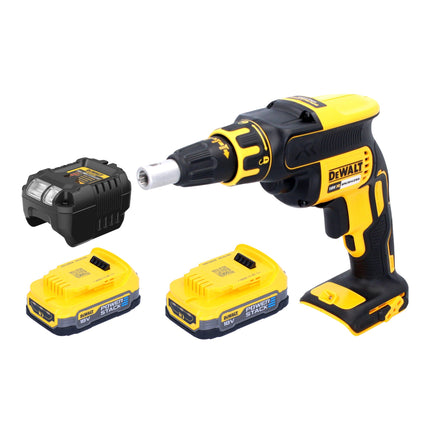 DeWalt DCF 620 E2 Akku Trockenbauschrauber 18 V 30 Nm Brushless 2x Powerstack Akku 1 7 Ah Ladegeraet 0 - toolbrothers