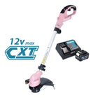 Makita UR 100 DSMP Akku Rasentrimmer 12 V max 260 mm pink 1x Akku 4 0 Ah Ladegeraet 0 - toolbrothers