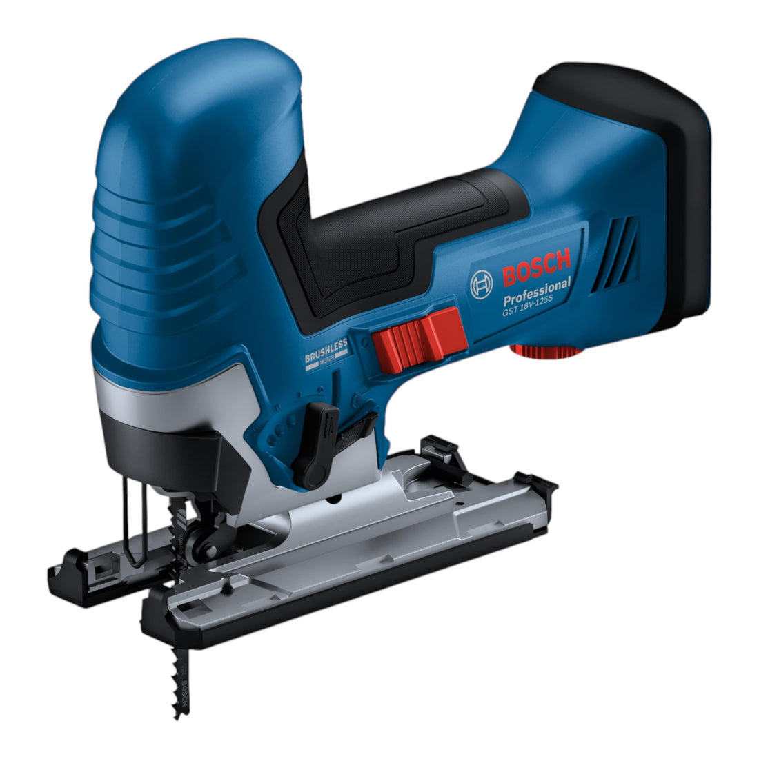 Bosch GST 18V-125 S Sierra de calar profesional sin cable 18 V 125 mm sin escobillas + 1x acumulador 2,0 Ah - sin cargador