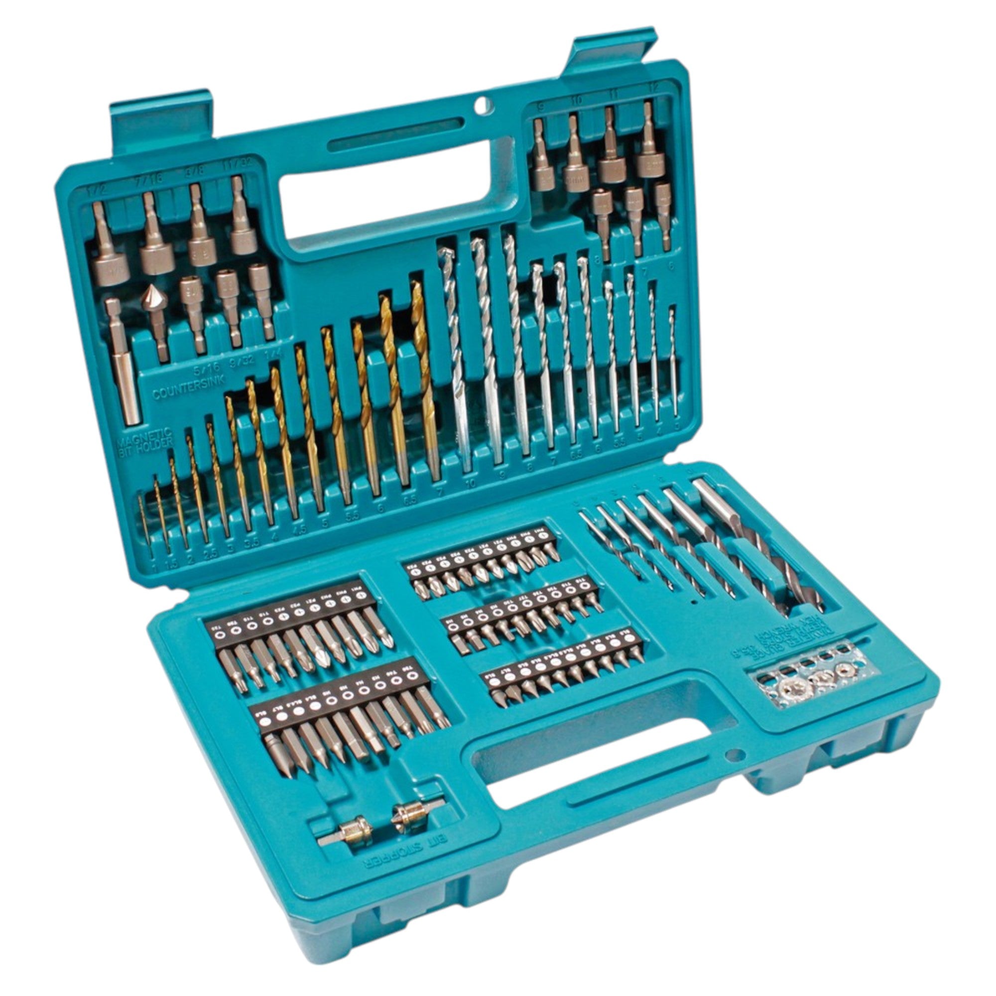 Makita DHP 482 Z Akku Schlagbohrschrauber 18 V 62 Nm 102 tlg Bit Bohrer Set ohne Akku ohne Ladegeraet 2 - toolbrothers