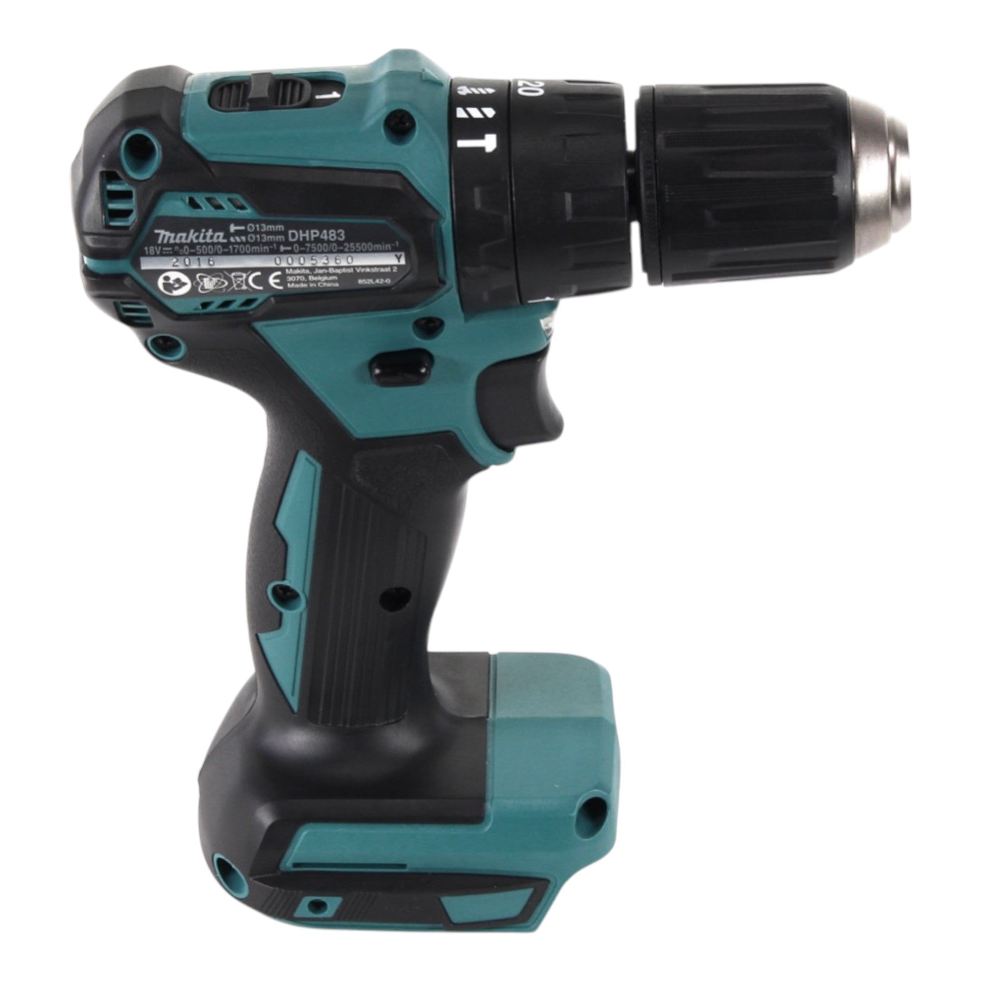 Makita DHP 483 Z Akku Schlagbohrschrauber 18 V 40 Nm Brushless 102 tlg Bit Bohrer Set ohne Akku ohne Ladegeraet 3 - toolbrothers