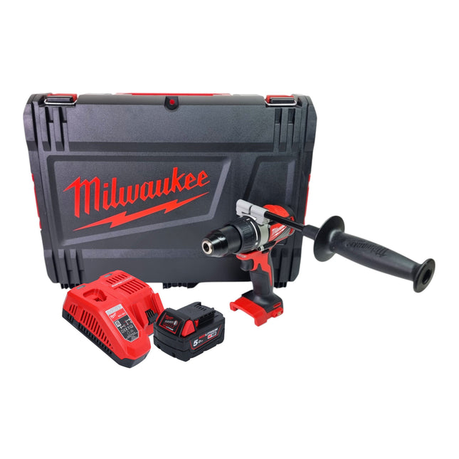 Milwaukee M18 BLDD2 501X Akku Bohrschrauber 18 V 82 Nm Brushless 1x Akku 5 0 Ah Ladegeraet HD Box 0 - toolbrothers