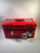 Qbrick System ONE 350 2 0 Profi RED ULTRA HD Custom Werkzeugkoffer modularer Organizer 585 x 385 x 320 mm 38 l stapelbar IP66 Beschaedigt 1 - toolbrothers