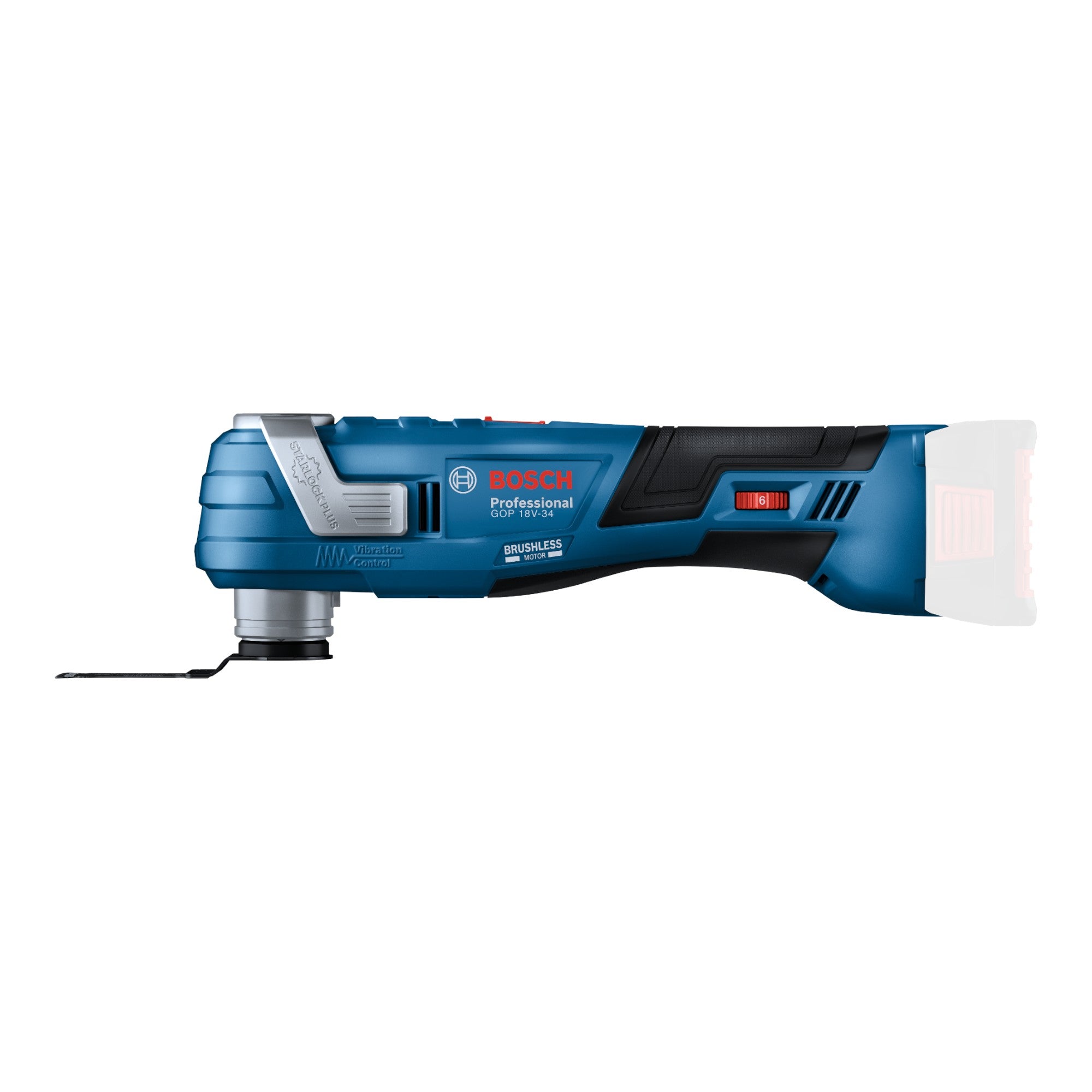 Bosch GOP 18V 34 Professional Akku Multi Cutter 18 V Starlock Plus 1x Akku 4 0 Ah Ladegeraet 1 - toolbrothers