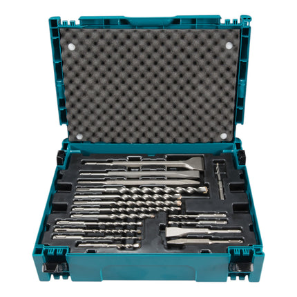 Makita B 53877 Bohrer und Meissel Set SDS Plus 17 tlg Makpac 1 - toolbrothers