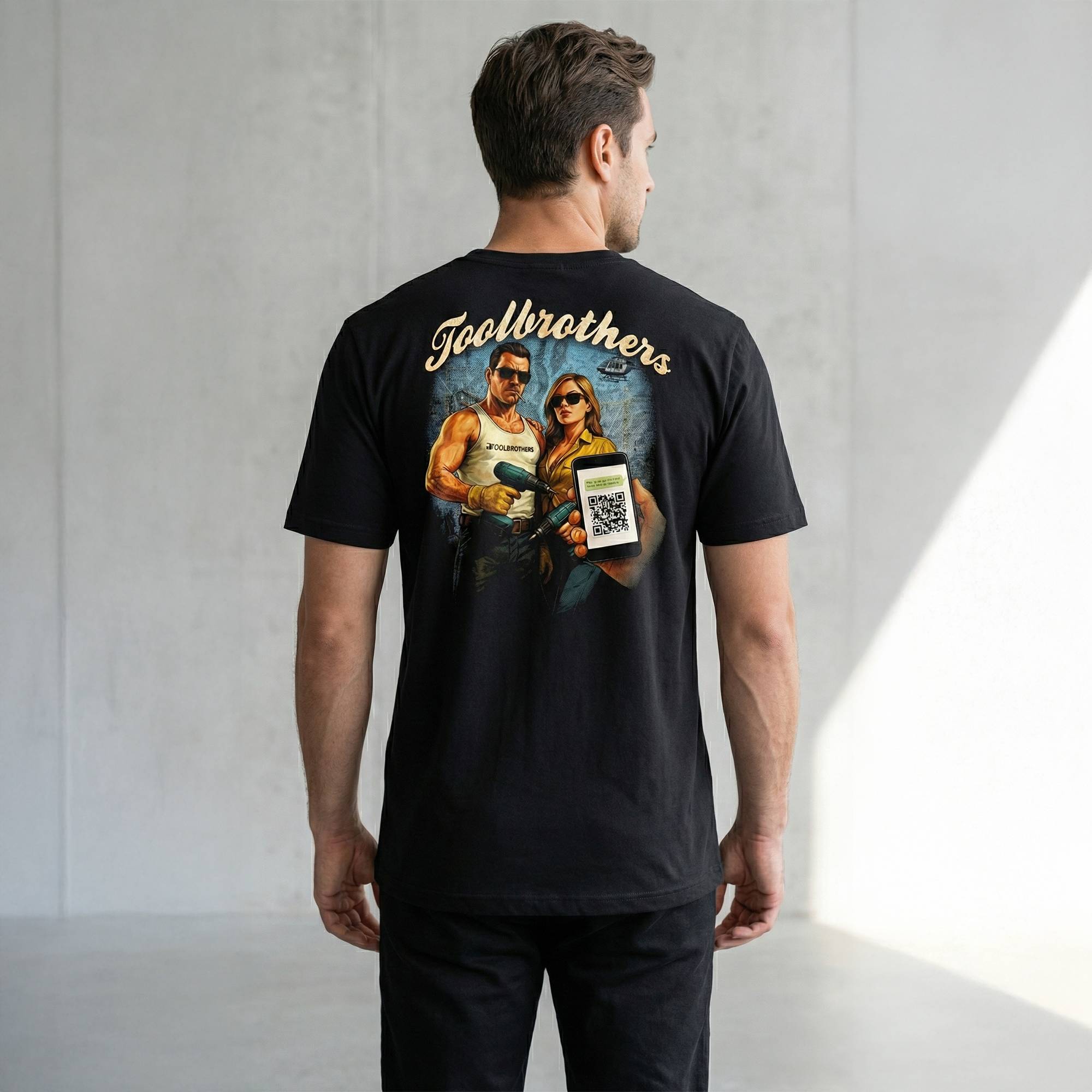 Toolbrothers Fan Shirt Simple Black Groesse M 2 - toolbrothers