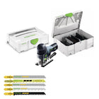 Festool PS 420 EBQ-Plus Pendelstichsäge 550W 120mm im Systainer ( 561587 ) + 25x Stichsägeblatt - Toolbrothers