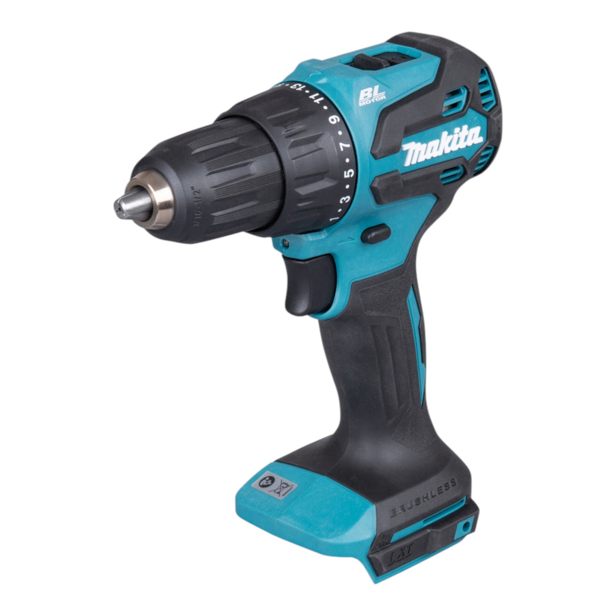Taladro percutor con batería Makita DHP 490 Z 18 V 65 Nm sin escobillas Solo - sin batería, sin cargador