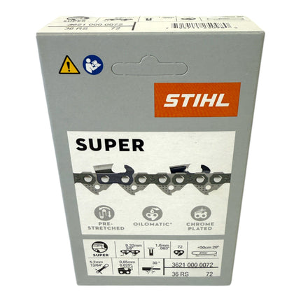 Stihl 2x 3 8 Rapid Super 3 RS3 Saegekette 50 cm 3 8 1 6 mm 72 TG 2 Stueck 2x 36260000072  1 - toolbrothers