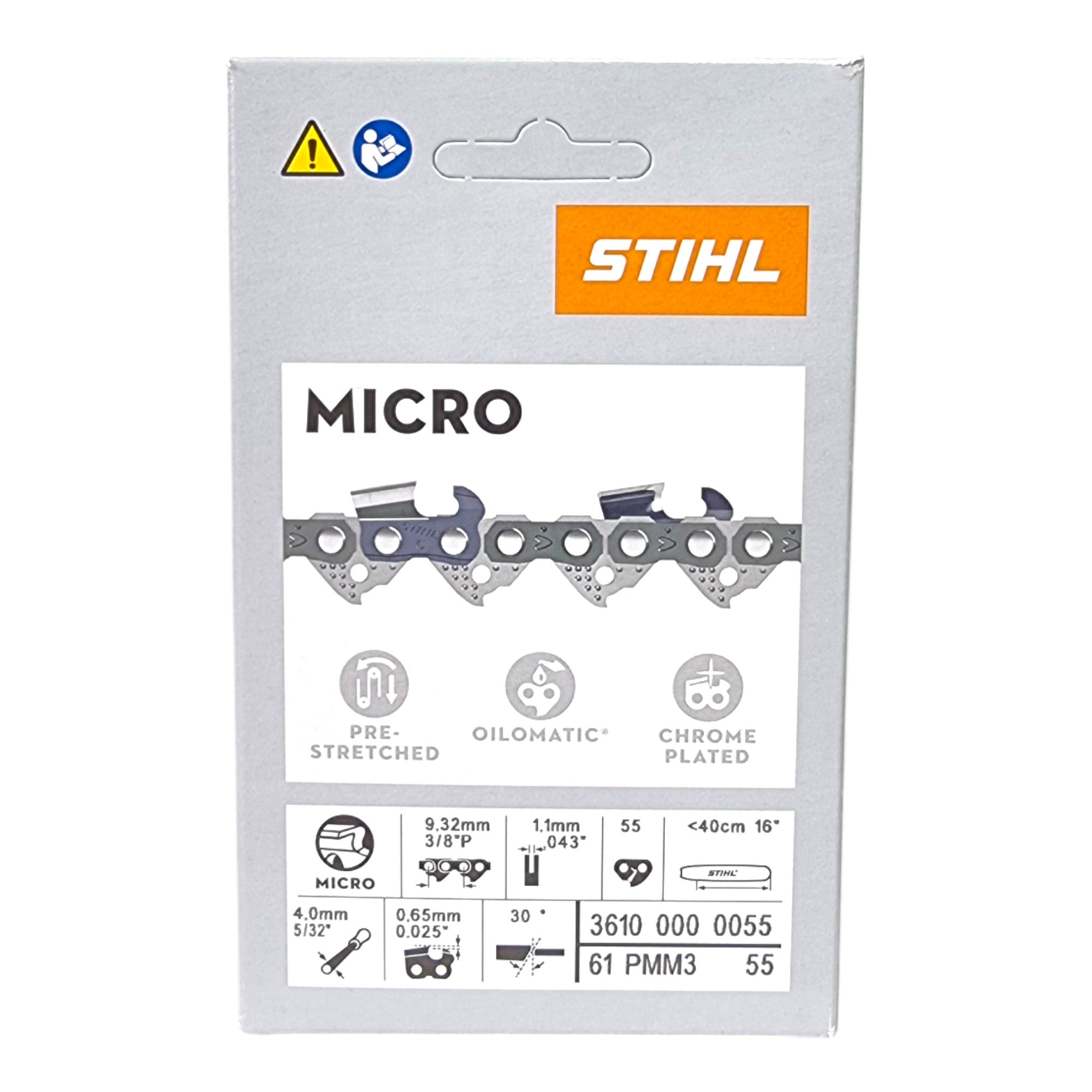 STIHL Picco Micro Mini 3 Saegekette 40 cm 3 8 P 1 1 mm 55 TG 3 Stk 3x 36100000055  1 - toolbrothers