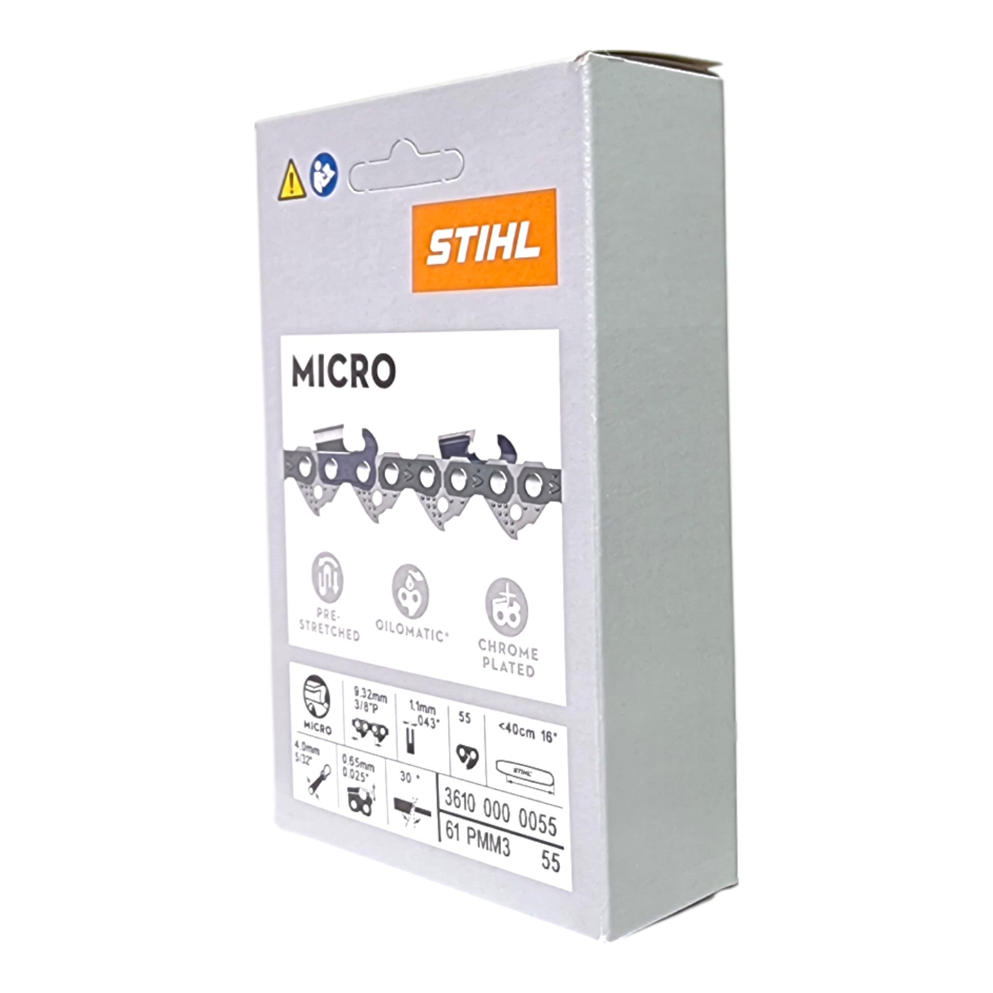 STIHL Picco Micro Mini 3 Saegekette 40 cm 3 8 P 1 1 mm 55 TG 3 Stk 3x 36100000055  2 - toolbrothers