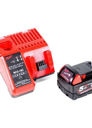 Milwaukee M18 ONEPD-501C Li-Ion Akku Schlagbohrschrauber mit innovativer One Key Bluetooth Funktion + 1x B5 5,0 Ah Akku + Ladegerät - Toolbrothers