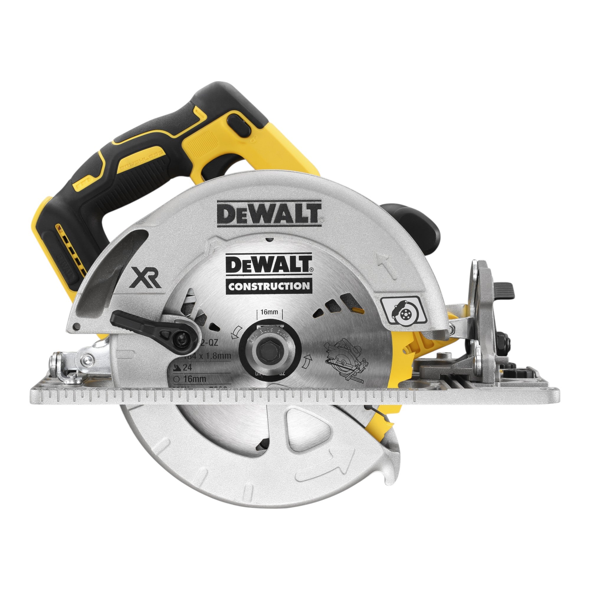 DeWalt DCS 572 H2 Akku Handkreissaege 18 V 184 mm Brushless 2x Powerstack Akku 5 0 Ah Ladegeraet 3 - toolbrothers