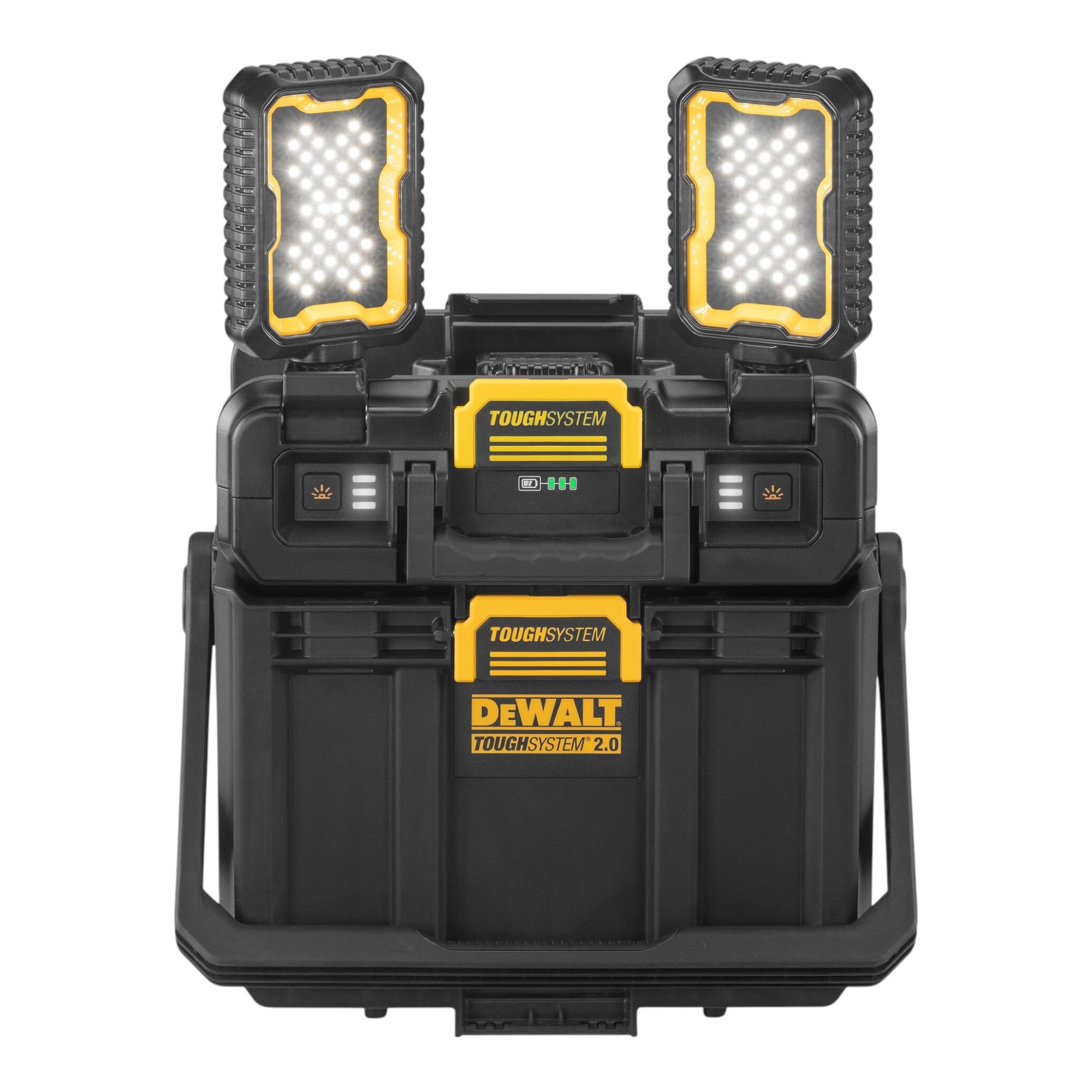 DeWalt DWST08061 1 Werkzeugbox mit integrierten Leuchten 395 x 352 x 255 mm ToughSystem 2 0 1x Akku 4 0 Ah Ladegeraet 4 - toolbrothers