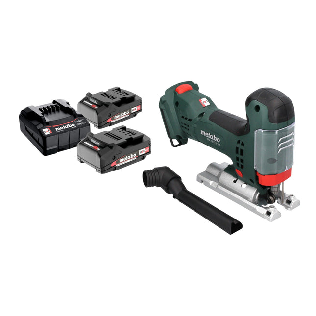 Metabo STA 18 LTX 100 Akku Stichsaege 18 V 100 mm Brushless 2x Akku 2 0 Ah Ladegeraet 0 - toolbrothers