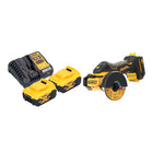 DeWalt DCS 438 P2 Akku Multimaterialschneider 18 V 76 mm Brushless 2x Akku 5 0 Ah Ladegeraet 0 - toolbrothers