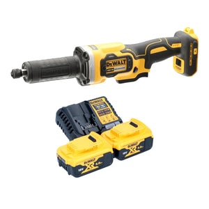 DeWalt DCG 426 P2 Amoladora recta con batería 18 V sin escobillas + 2 baterías de 5,0 Ah + cargador