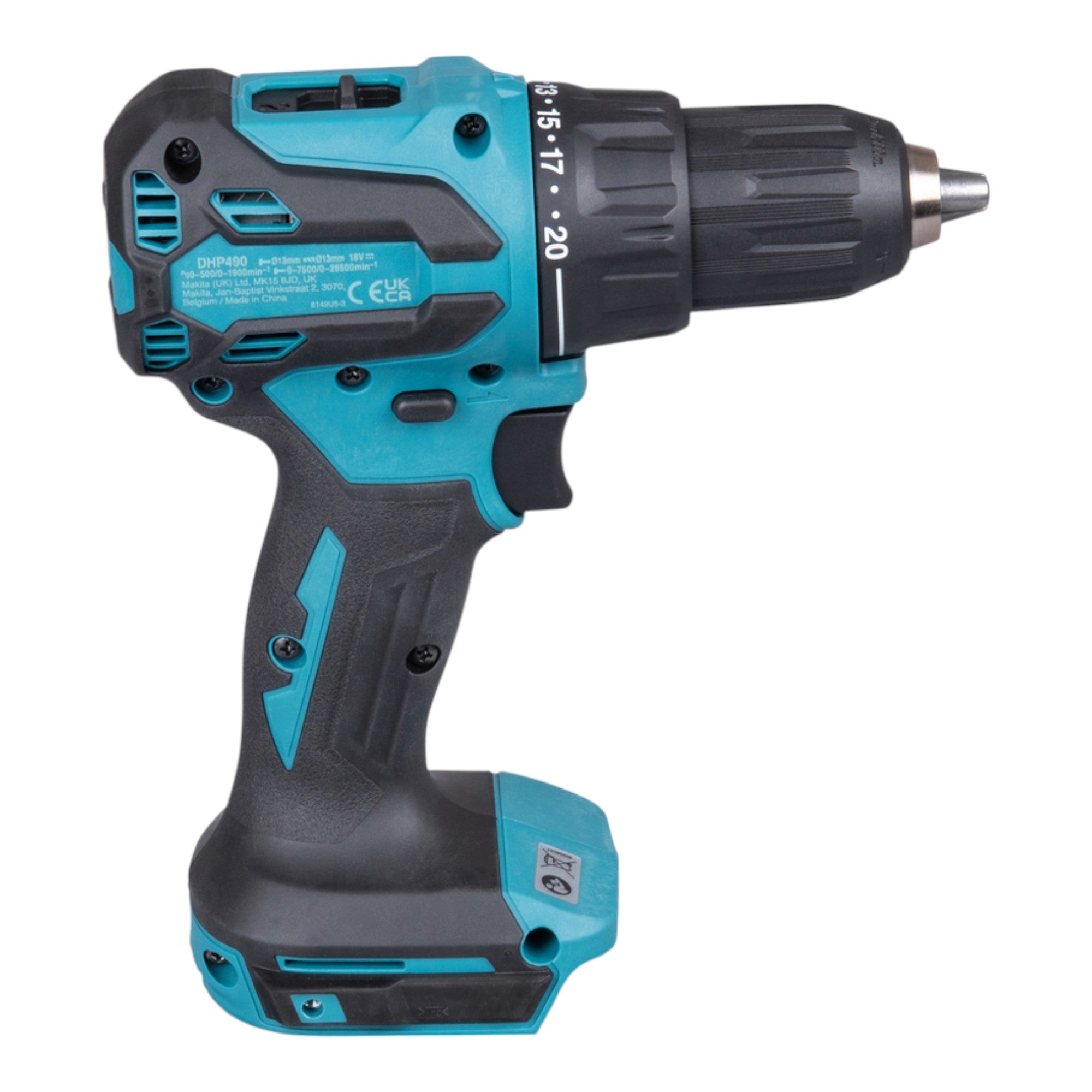 Makita DHP 490 RG Akku Schlagbohrschrauber 18 V 65 Nm Brushless 2x Akku 6 0 Ah Ladegeraet 4 - toolbrothers