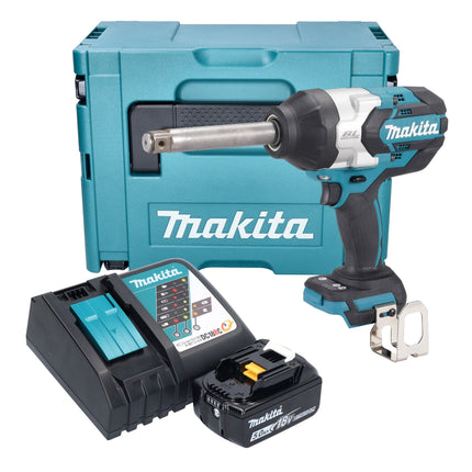 Makita DTW 1005 RT1J Akku Schlagschrauber 18 V 1360 Nm 3 4 Brushless 1x Akku 5 0 Ah Ladegeraet Makpac 0 - toolbrothers