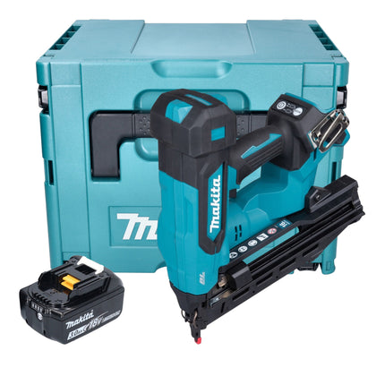 Makita DBN 610 F1J Akku Stauchkopfnagler 18 V 32 64 mm Brushless 1x Akku 3 0 Ah Makpac ohne Ladegeraet 0 - toolbrothers