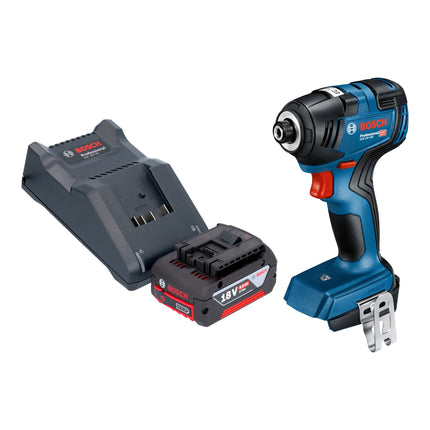 Bosch GDR 18V 200 Professional Akku Drehschlagschrauber 18 V 200 Nm Brushless 1x Akku 4 0 Ah Ladegeraet 0 - toolbrothers