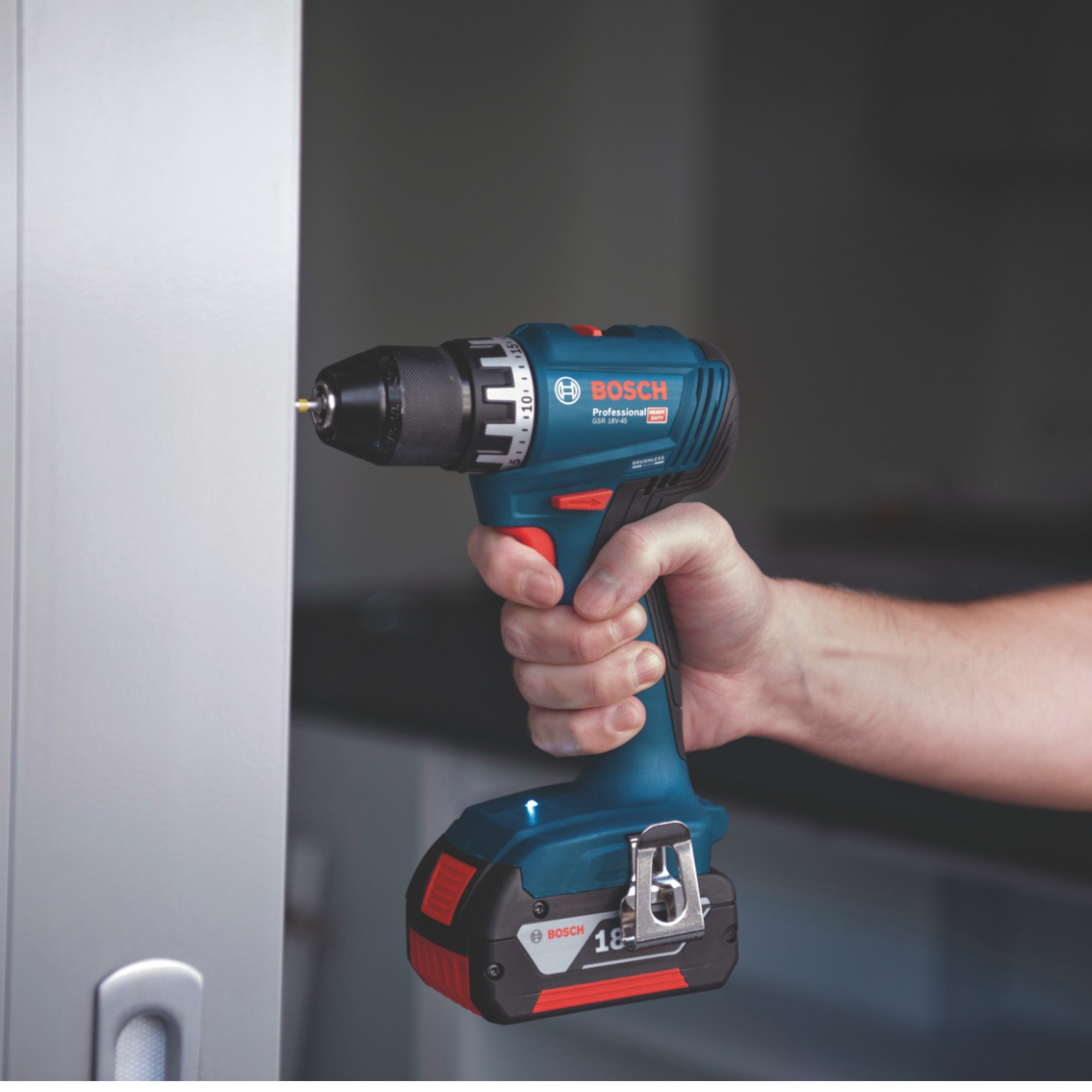 Bosch GSR 18V 45 Professional Akku Bohrschrauber 18 V 45 Nm Brushless 1x Akku 2 0 Ah Ladegeraet 4 - toolbrothers
