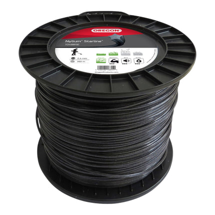 Oregon Nylium Starline Trimmerfaden 2 4 mm x 360 m 104885E fuer Benzin und Akkugeraete 1 - toolbrothers
