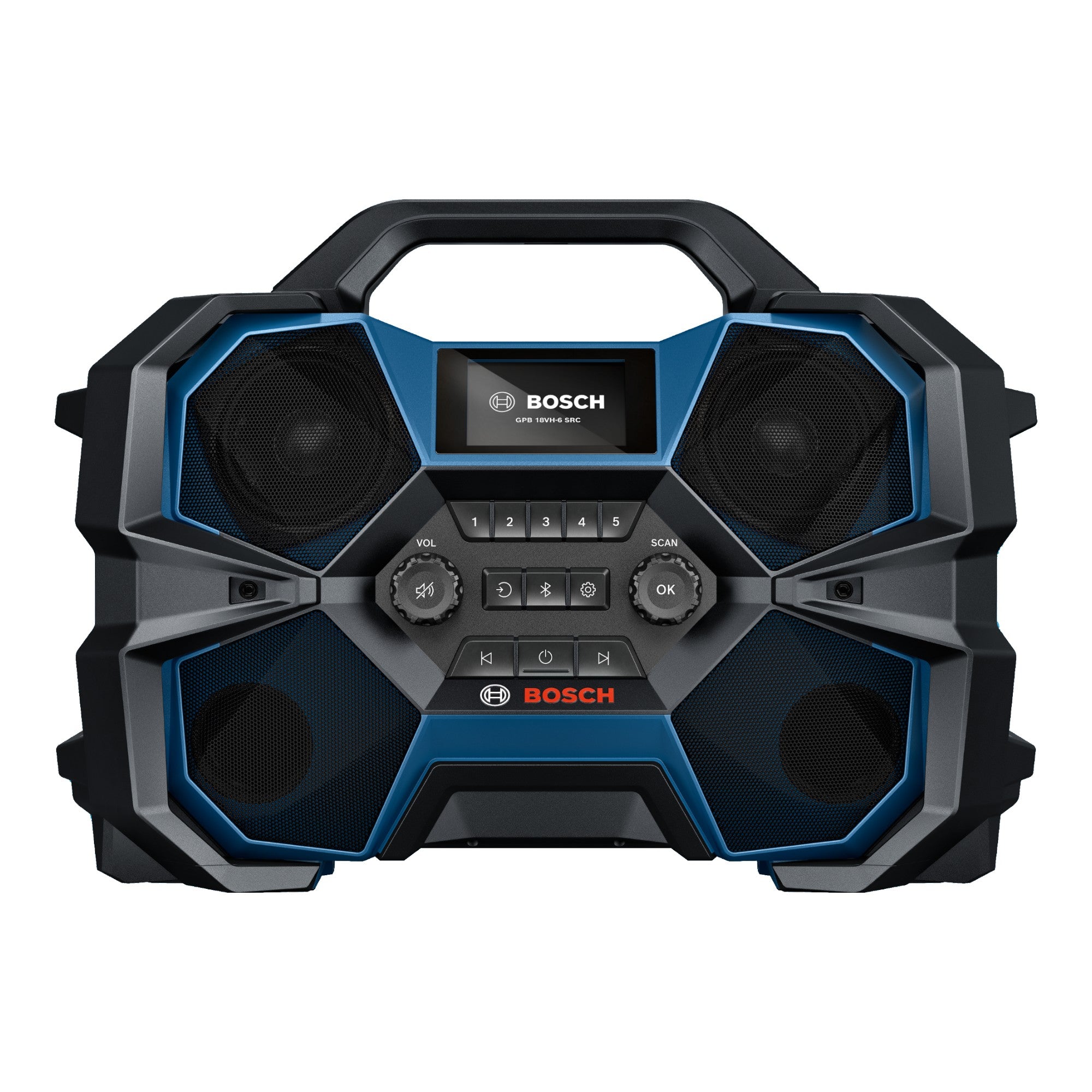 Bosch GPB 18VH 6 SRC Professional Akku Radio 12 18 V 06014A6200 FM DAB Bluetooth AUX IP54 Solo ohne Akku ohne Ladegeraet 1 - toolbrothers