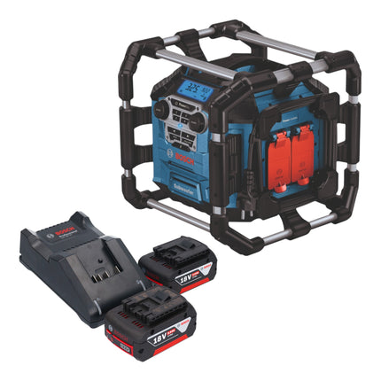 Bosch GPB 18V 5 C Professional Akku Radio 18 V Bluetooth 2x Akku 5 0 Ah Ladegeraet 0 - toolbrothers
